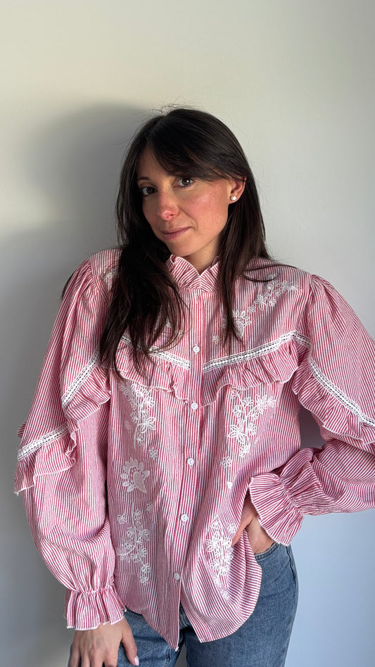 Chemise VICKY - Rouge