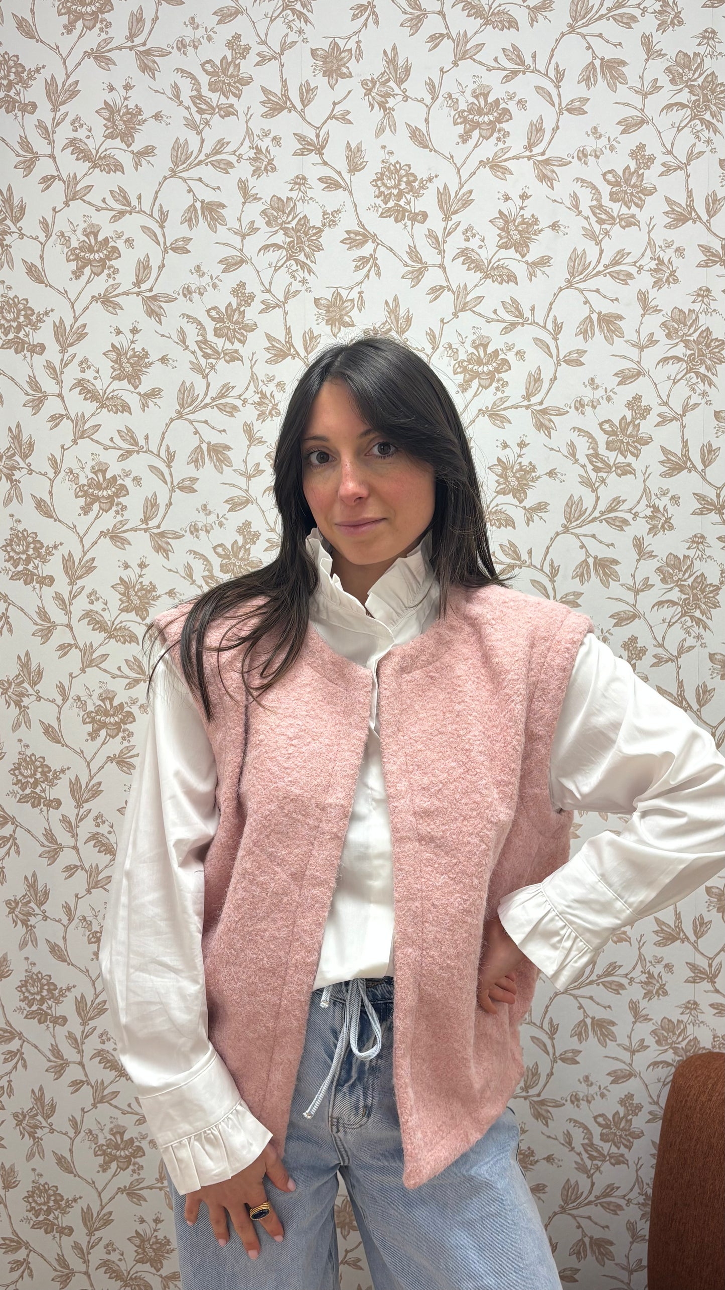 Gilet ULYSSE - Rose poudré