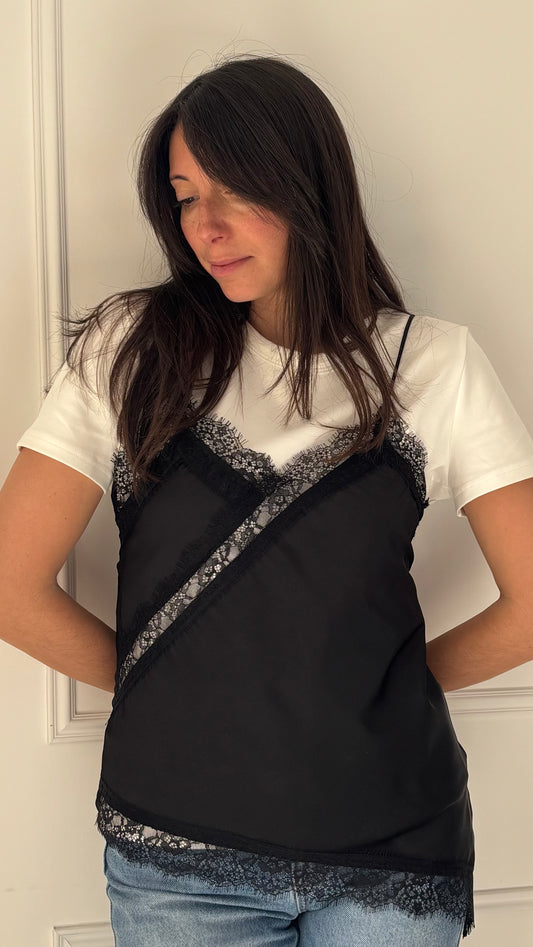 Top BIANCA - Noir
