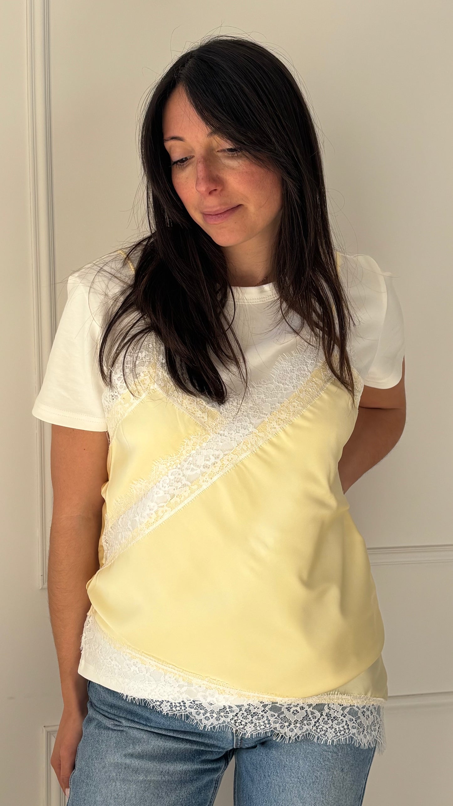 Top BIANCA - Jaune