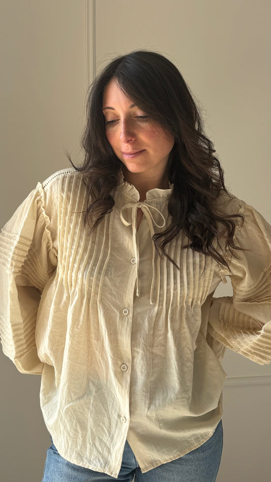 Blouse AGATHE - Beige