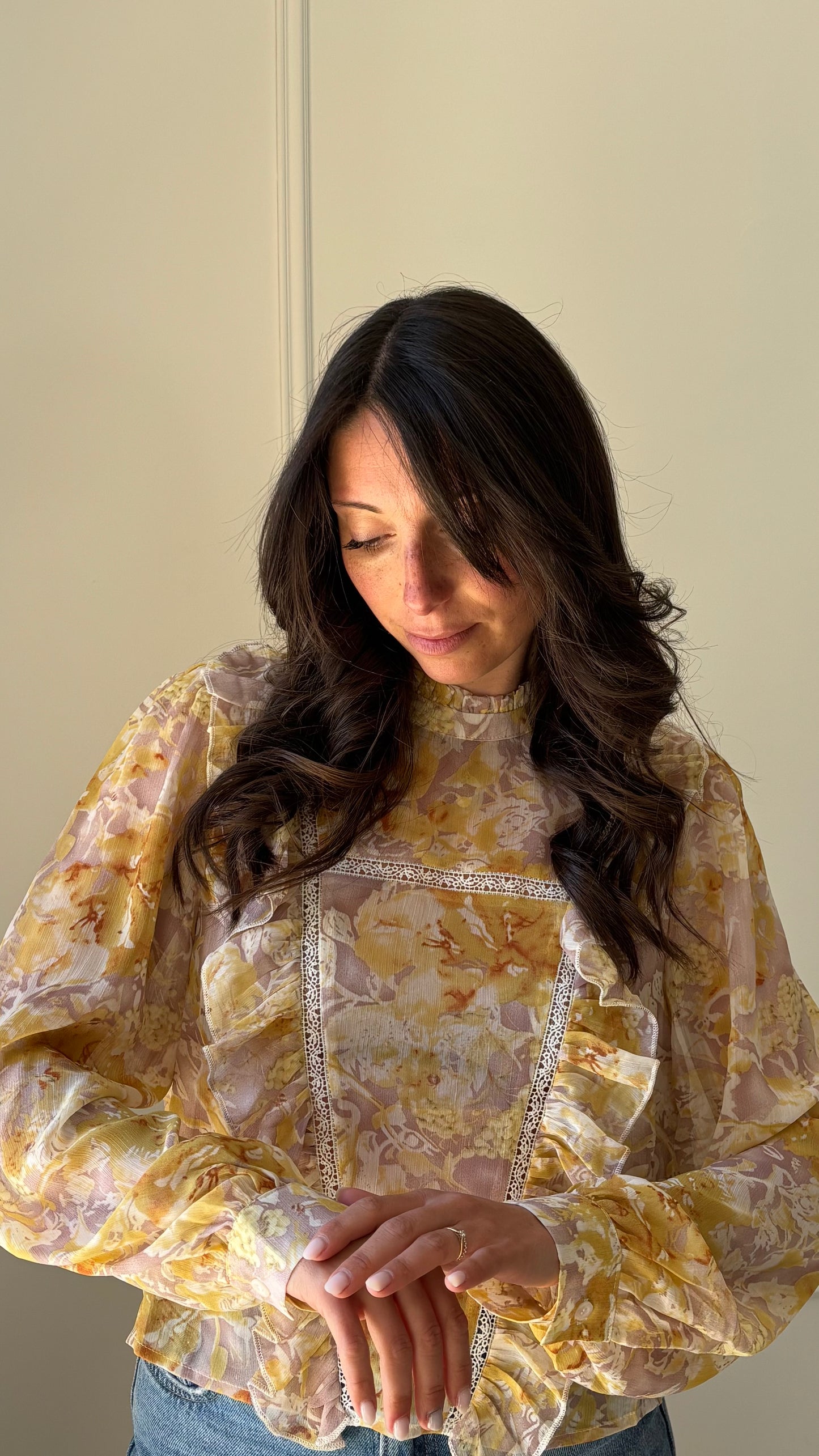Blouse LOUISE - Jaune