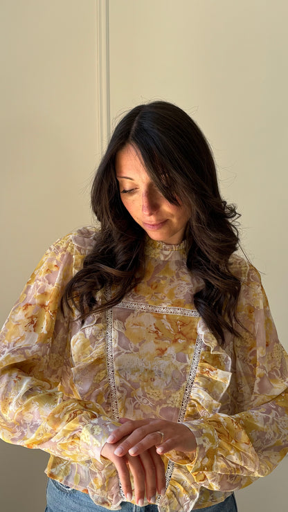 Blouse LOUISE - Jaune
