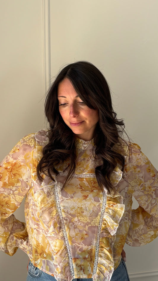 Blouse LOUISE - Jaune