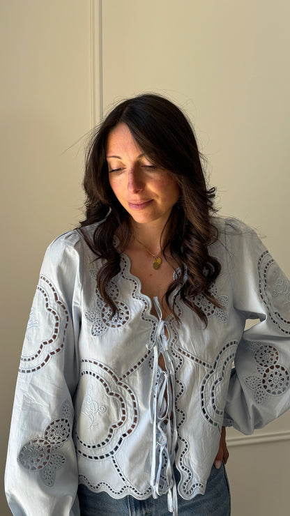 Blouse OLIE - Bleu
