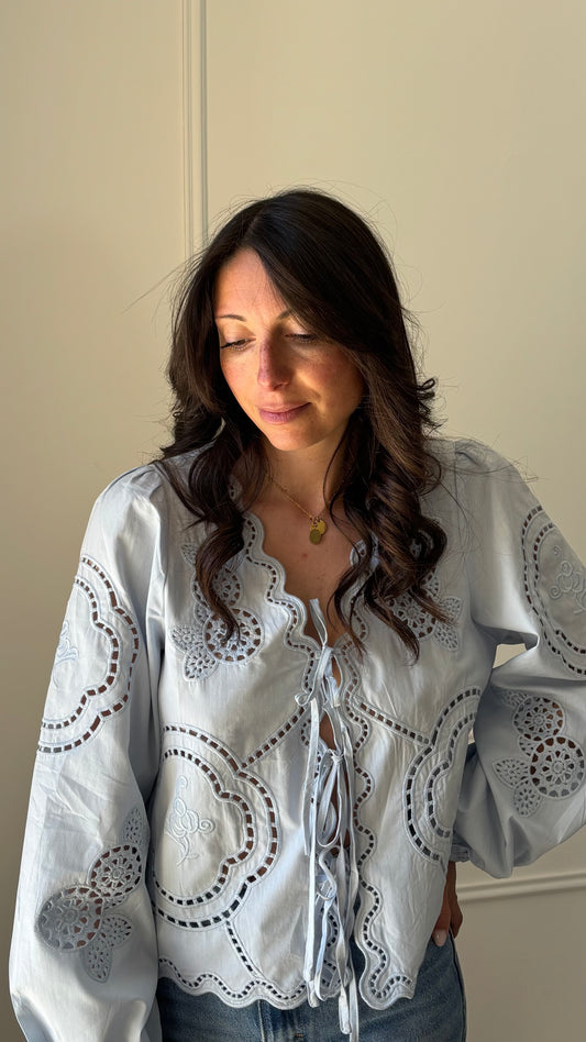 Blouse OLIE - Bleu