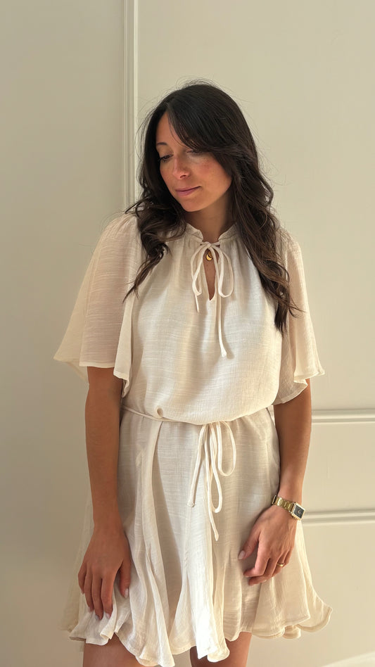 Robe AMANDINE - Crème