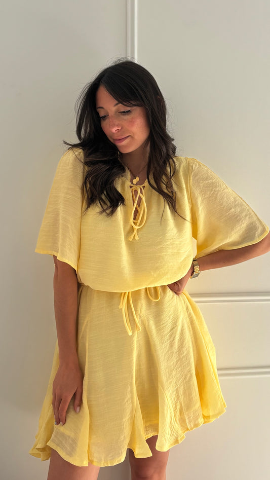 Robe AMANDINE - Jaune