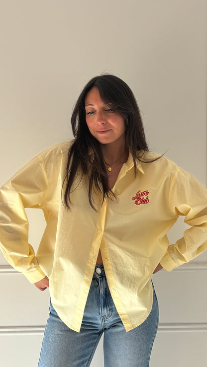 Chemise LOVE - Jaune