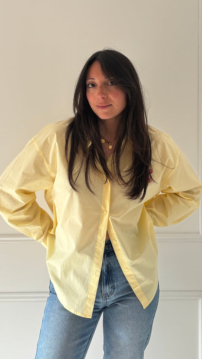 Chemise LOVE - Jaune