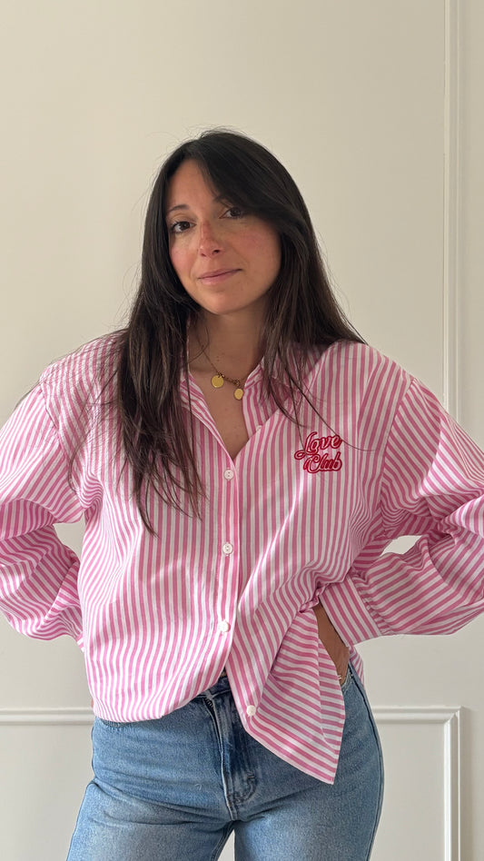 Chemise LOVE - Rose