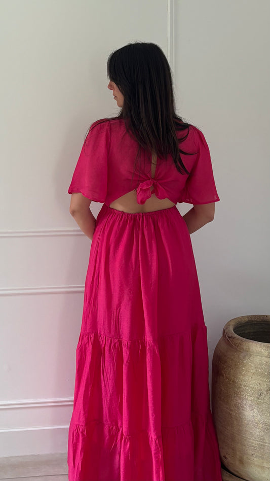 Robe ANAE - Framboise