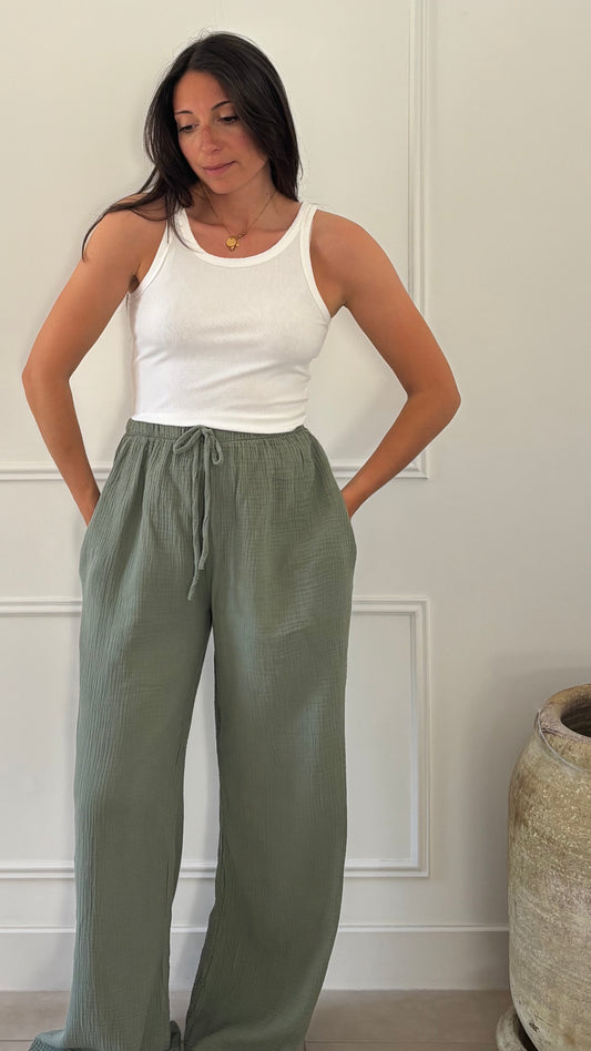 Pantalon MARION - Kaki