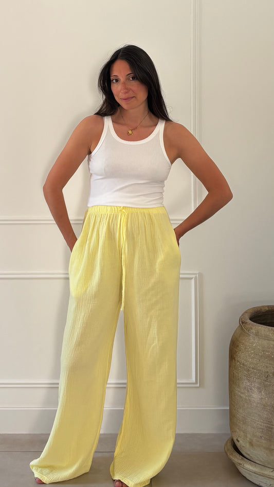 Pantalon MARION - Jaune