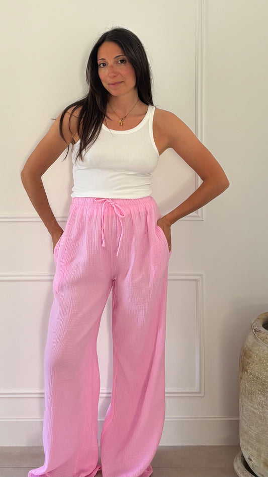 Pantalon MARION - Rose