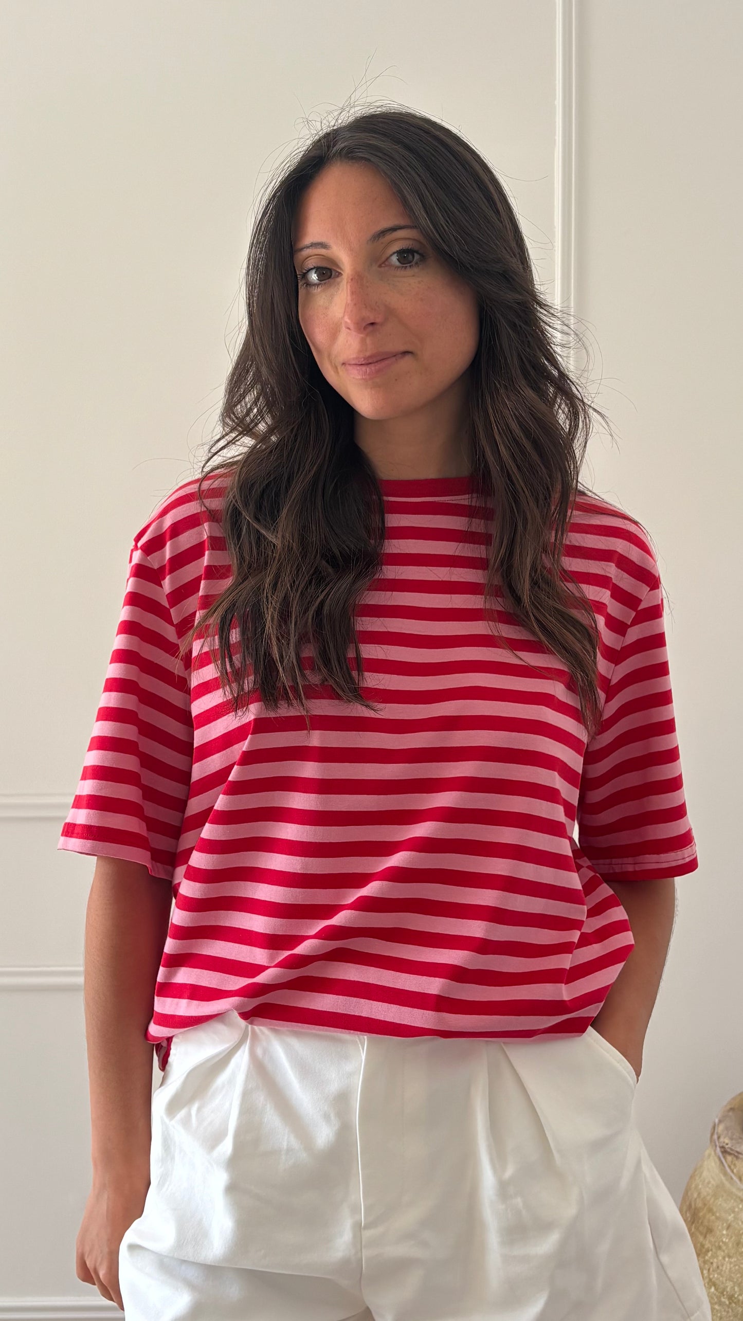 T-shirt VALENTINE - Rose/Rouge