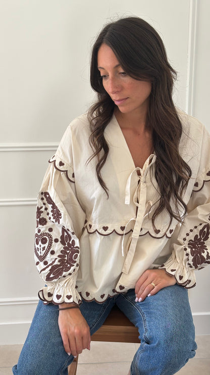 Chemise CHLOE - Crème