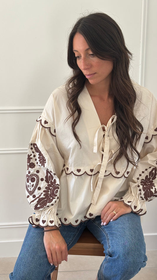 Chemise CHLOE - Crème