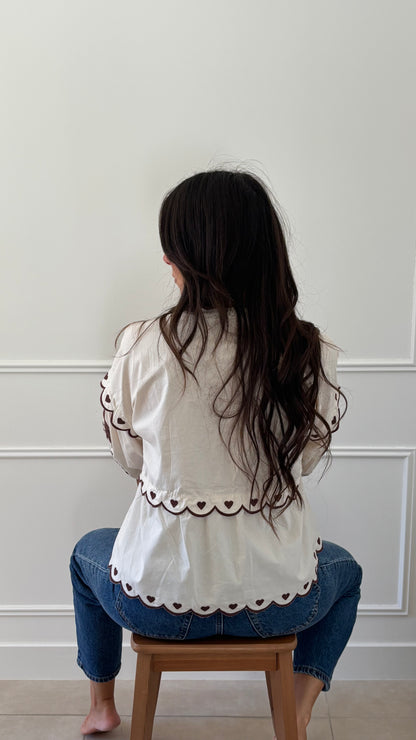 Chemise CHLOE - Crème