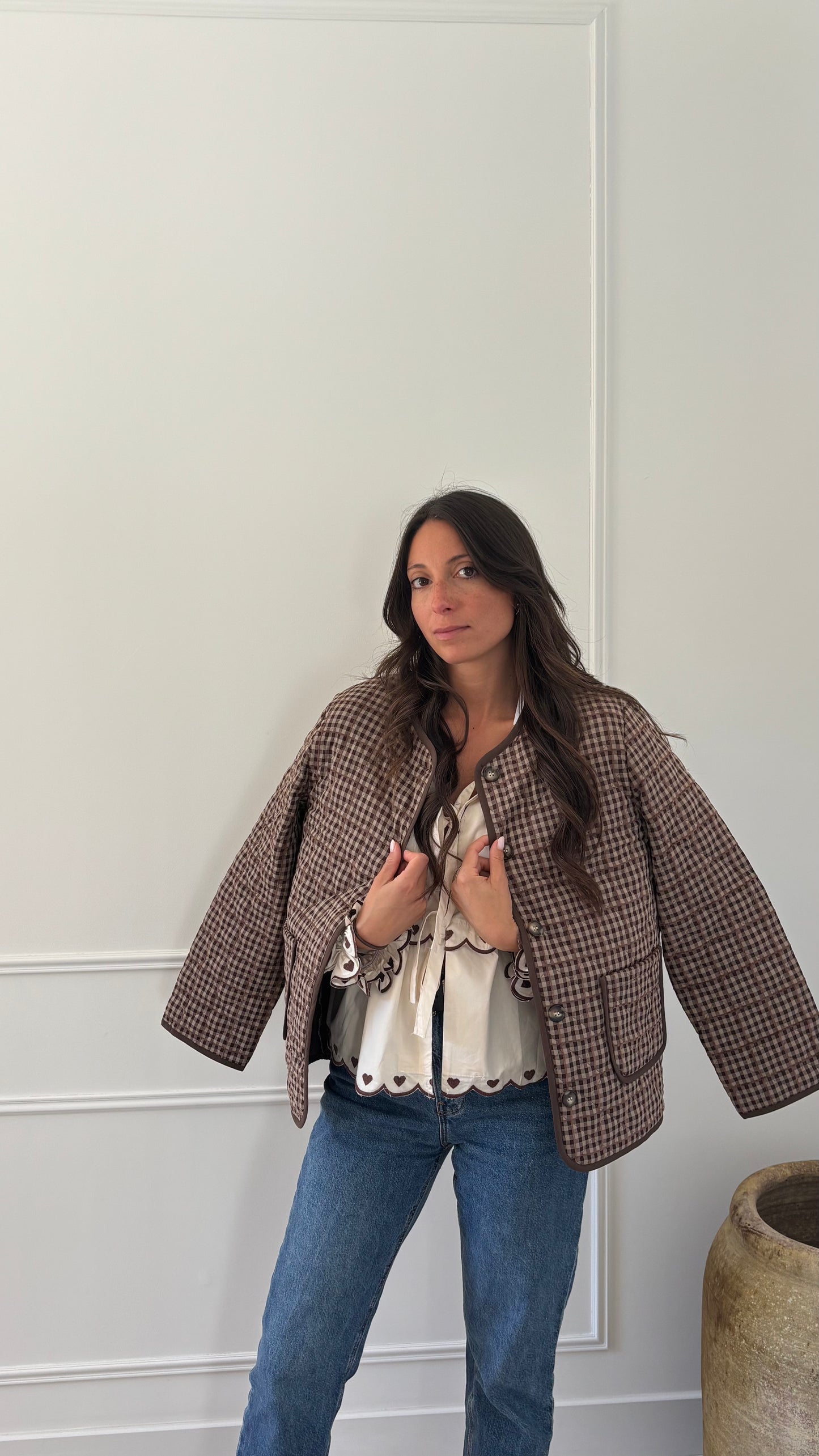 Veste matelassée NINON - Marron