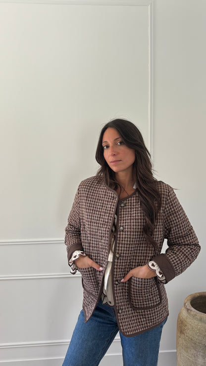 Veste matelassée NINON - Marron