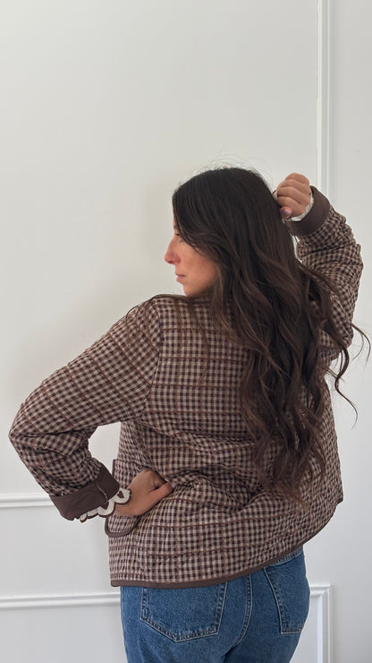 Veste matelassée NINON - Marron