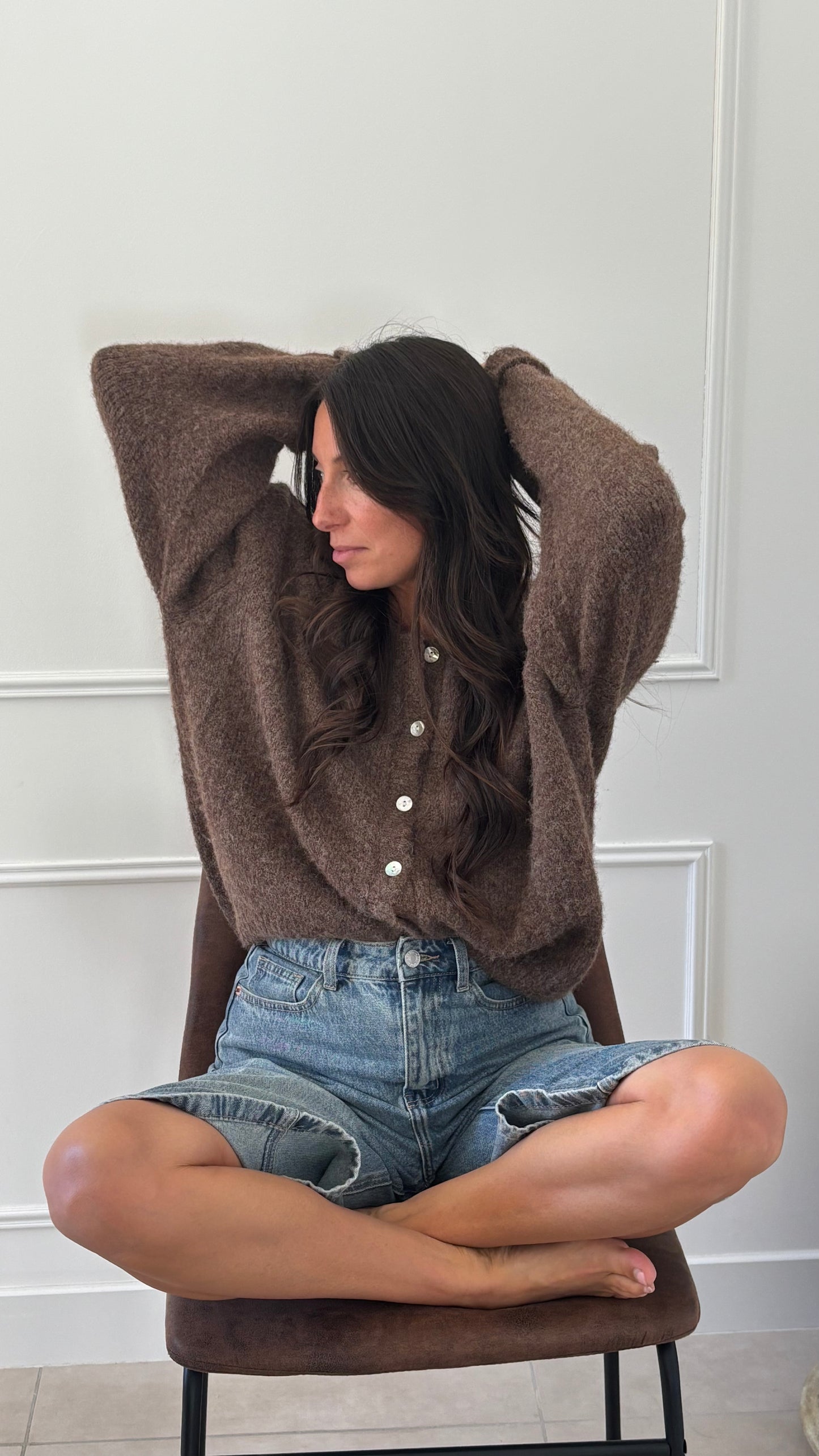 Gilet CELESTE - Noisette