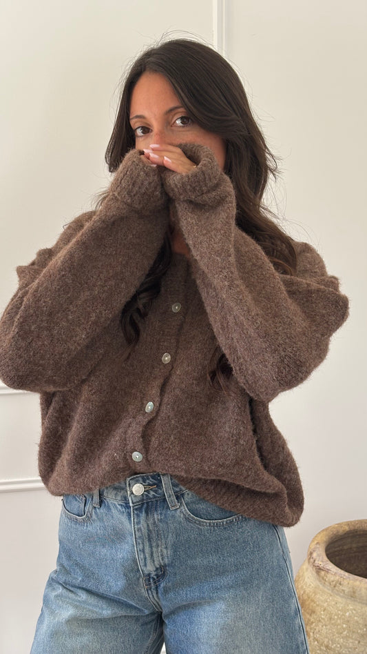 Gilet CELESTE - Noisette