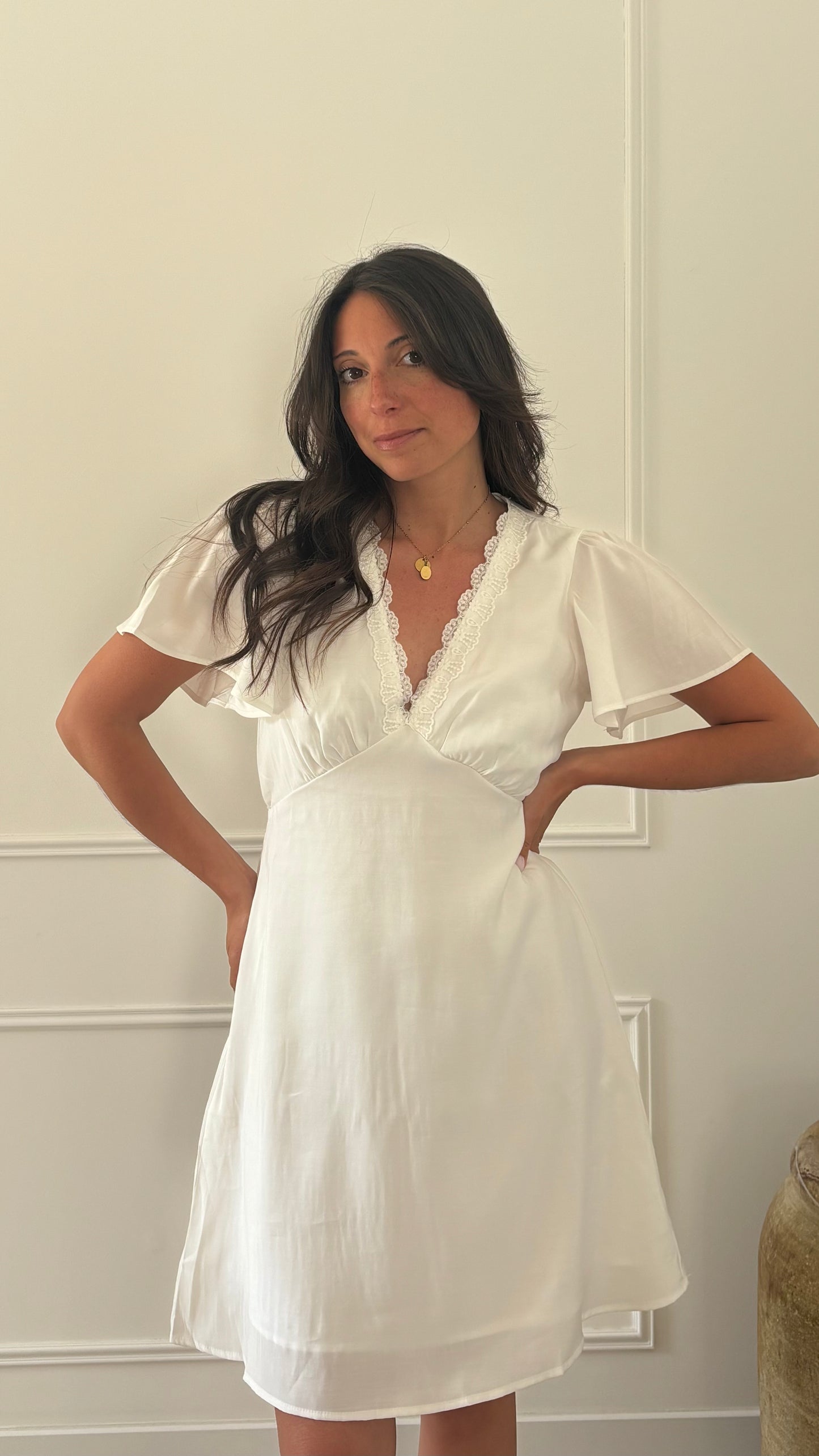 Robe ISAE - Blanche