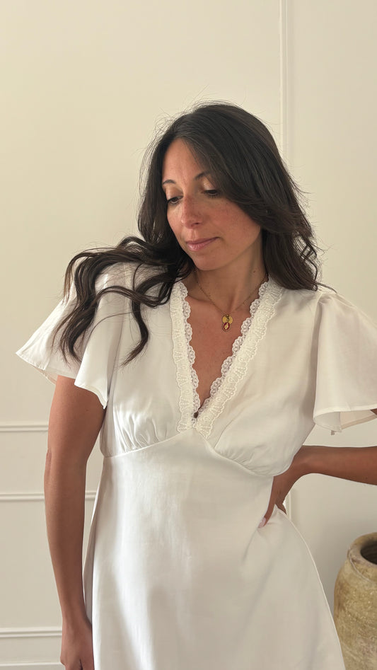 Robe ISAE - Blanche