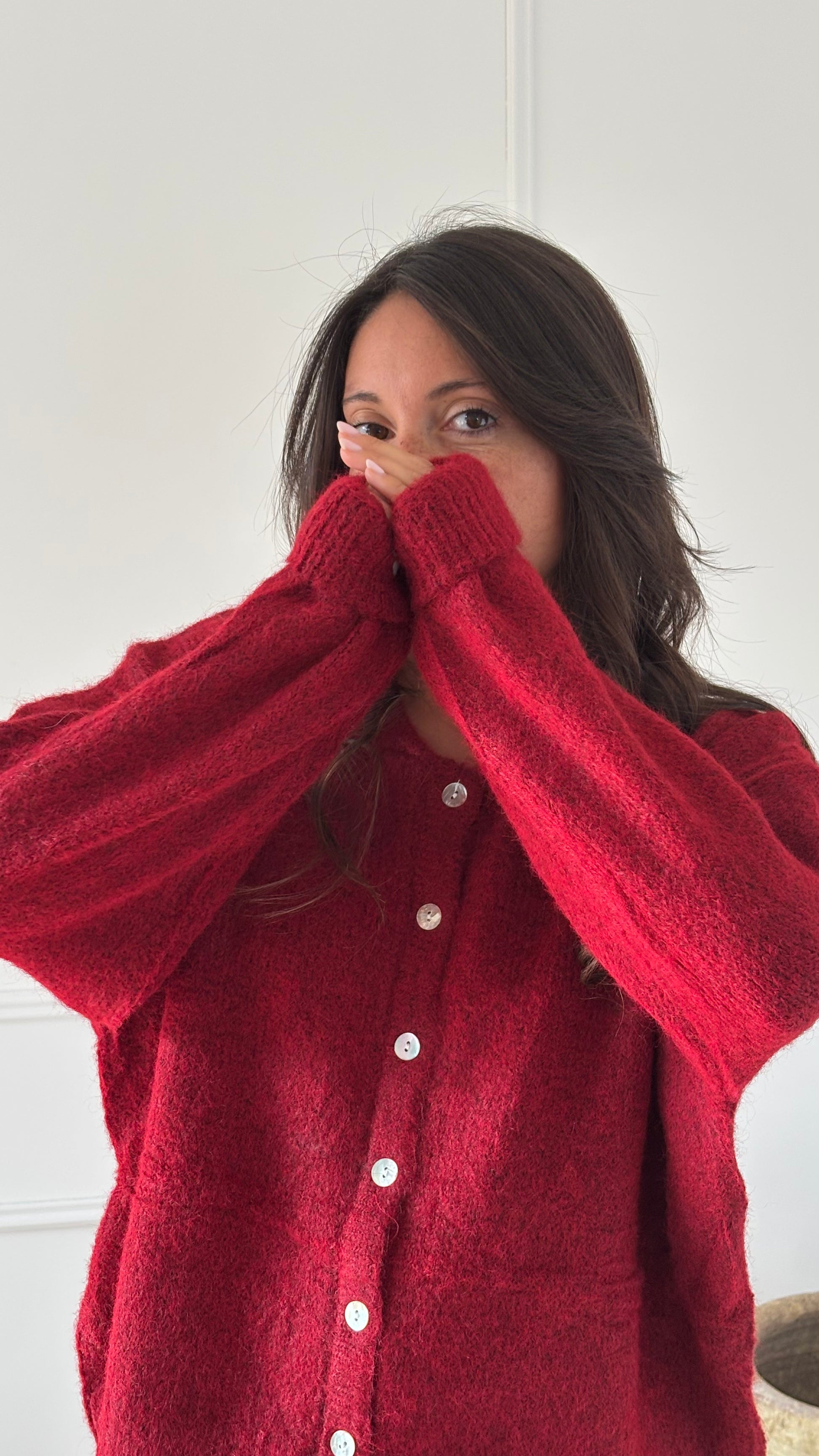 Gilet CELESTE Cerise – Soliz Shop - Main Image