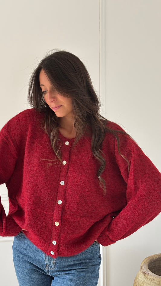 Gilet CELESTE - Cerise