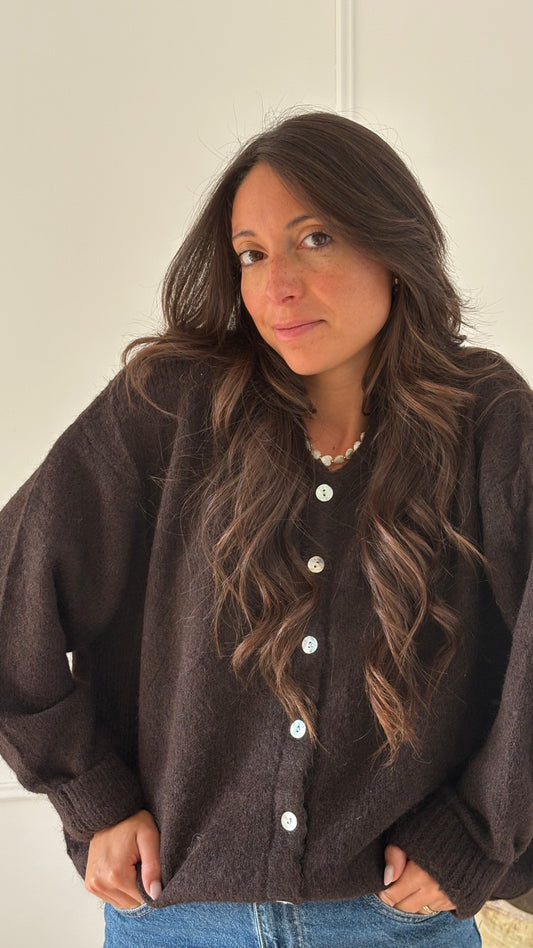 Gilet CELESTE - Chocolat