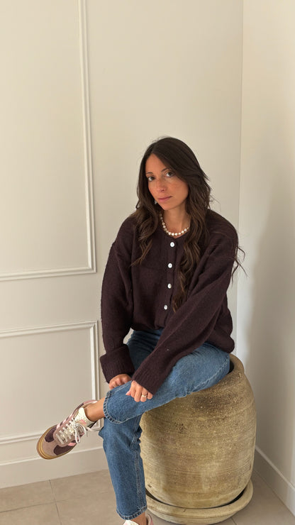 Gilet CELESTE - Prune