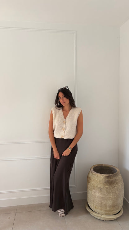 Jupe LÉA - Chocolat