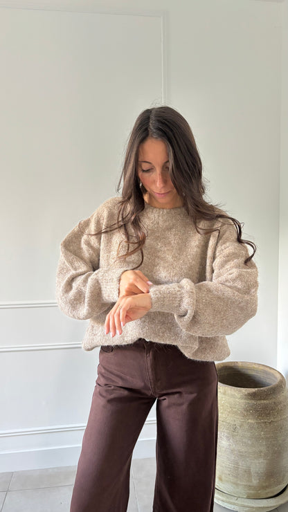 Pull CELESTINE - Taupe
