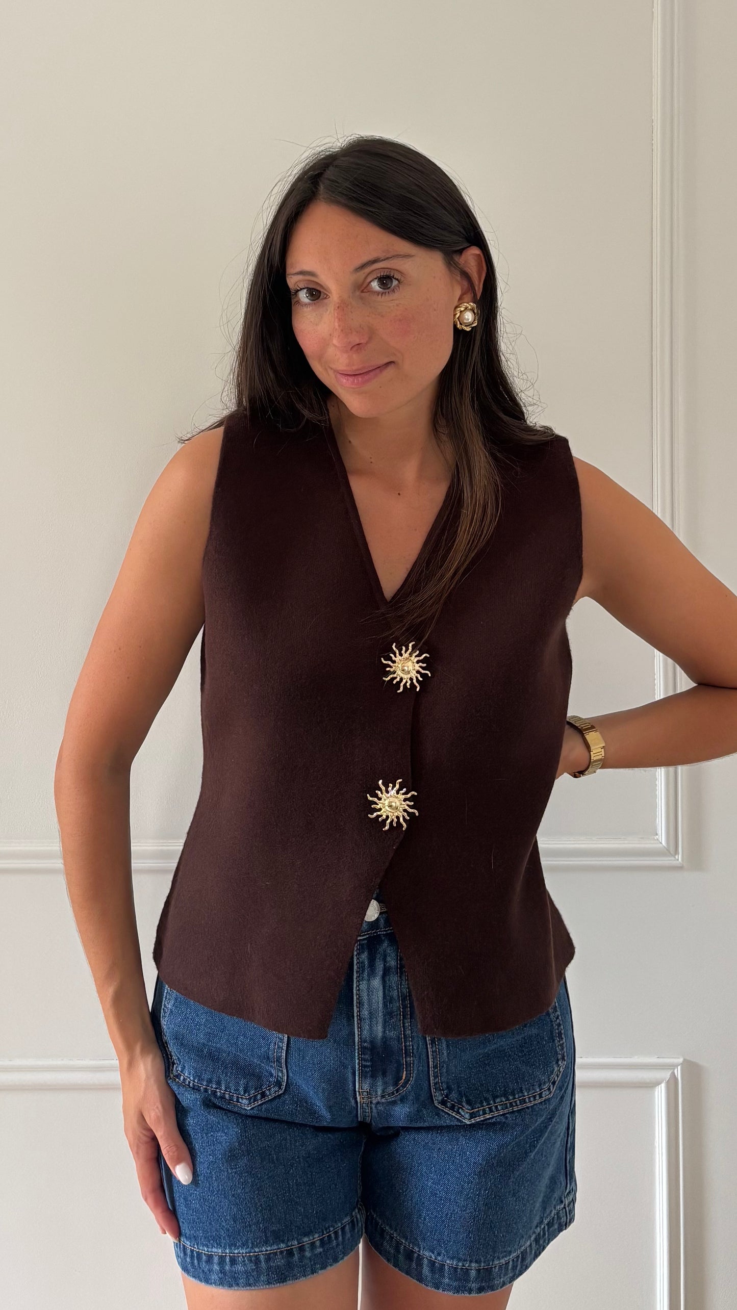 Top CARO - Marron