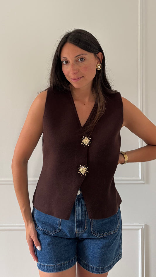 Top CARO - Marron