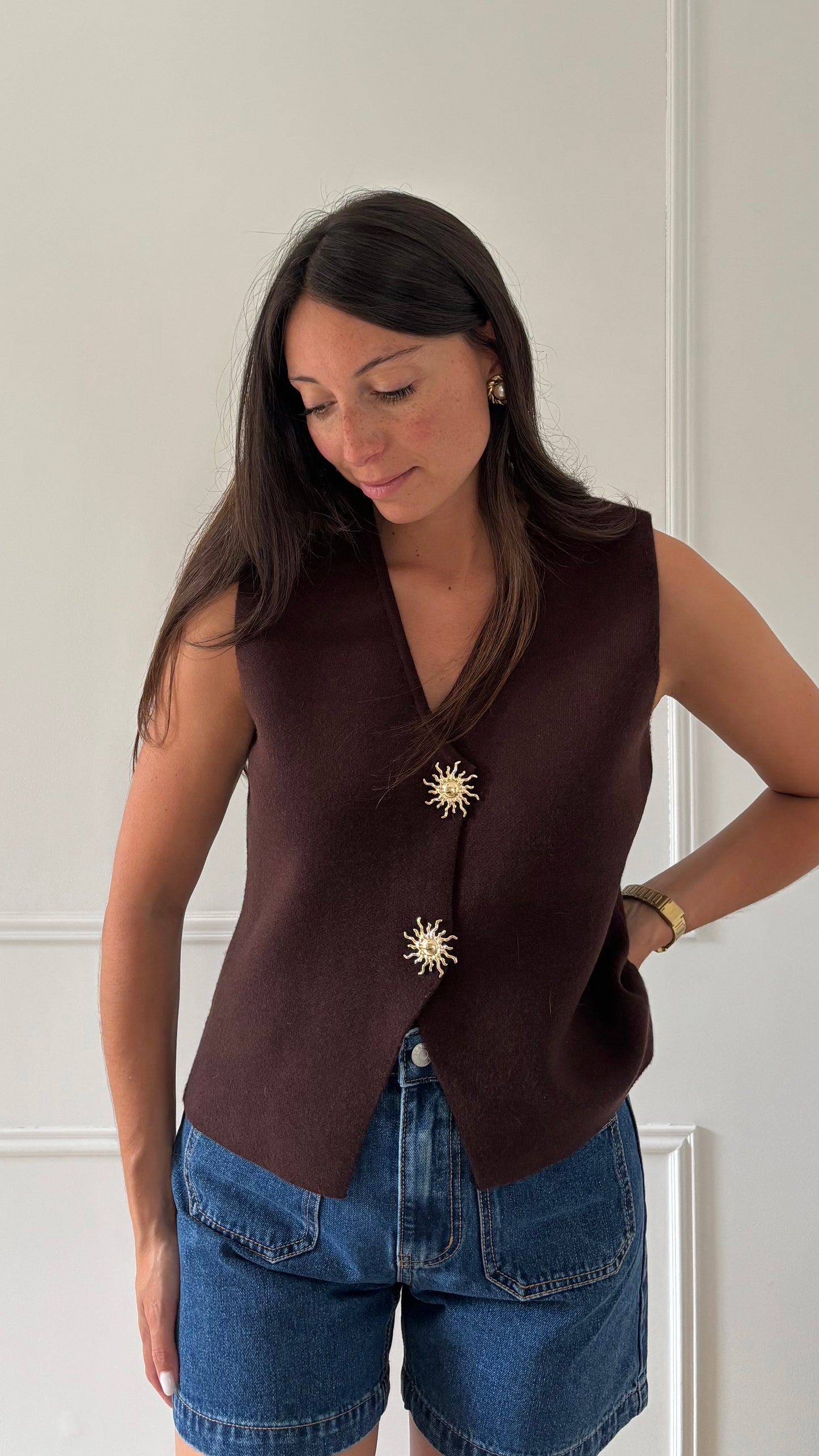 Top CARO - Marron