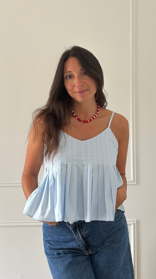 Top ROXANE - Bleu