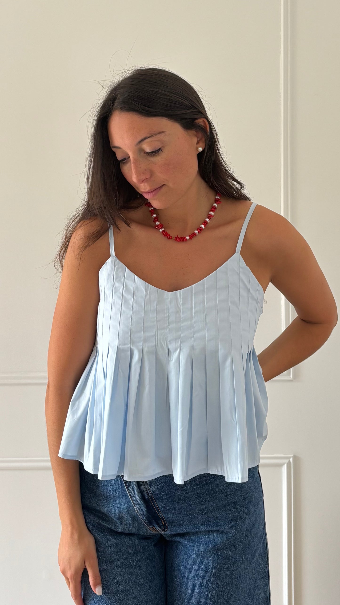 Top ROXANE - Bleu