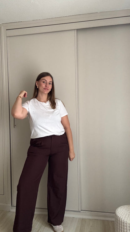 Pantalon ELIAN - CHOCOLAT