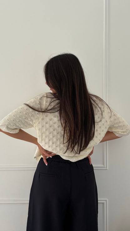 Gilet AVA - Crème