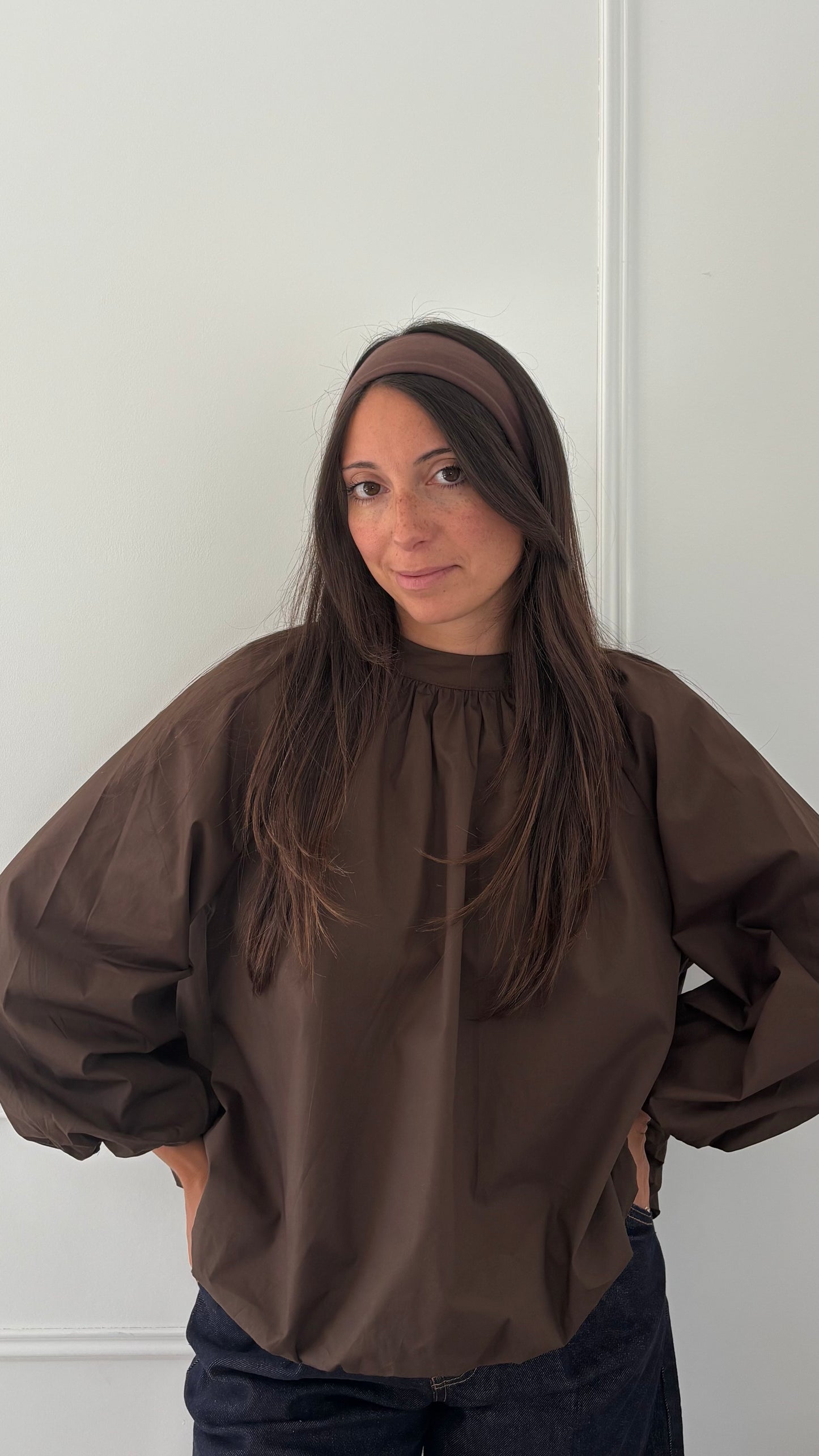 Blouse LUCIE - Chocolat
