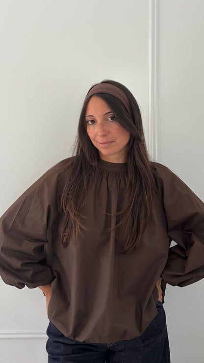 Blouse LUCIE - Chocolat