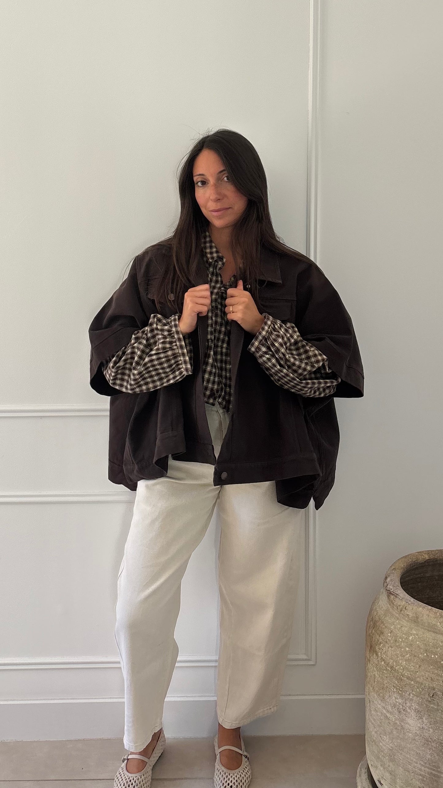 Veste MILA - Chocolat