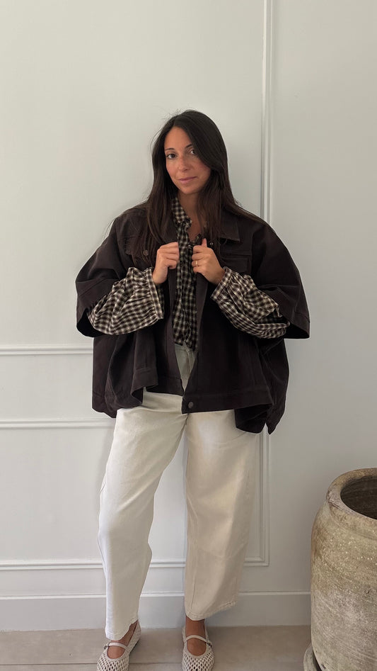 Veste MILA - Chocolat
