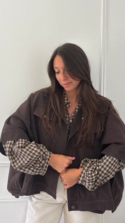Veste MILA - Chocolat