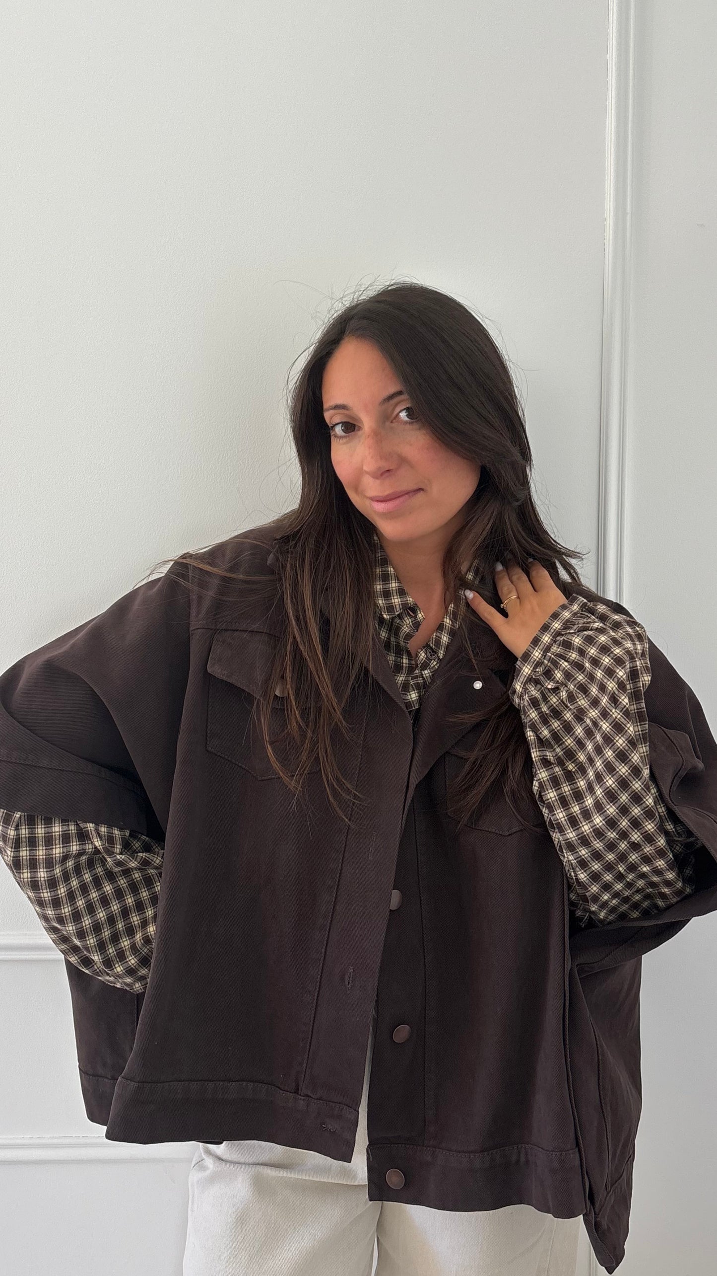 Veste MILA - Chocolat