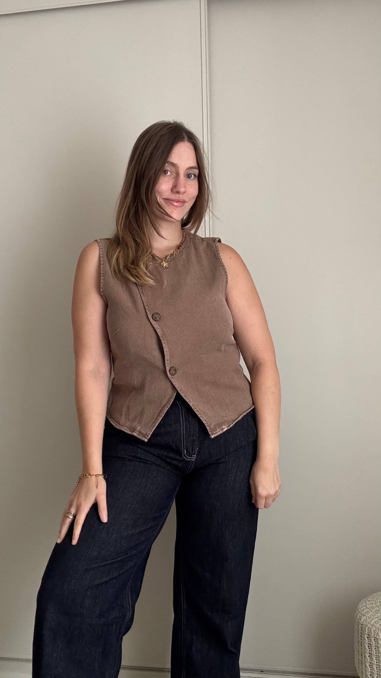Top VICTORIA - TAUPE